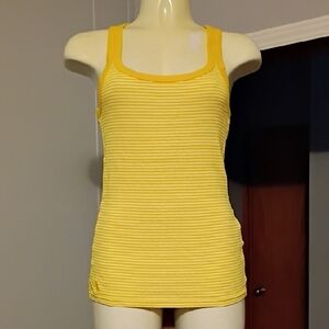 Ralph Lauren Yellow Striped Tank Top